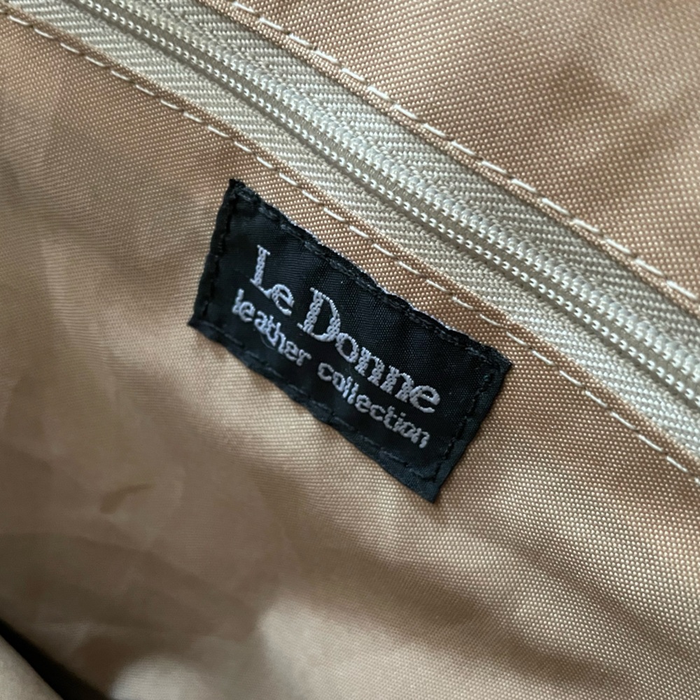 Le Donne Brown Leather Backpack - Picture 4 of 6